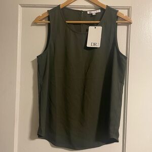 DR2 Women's Olive Green Sleeveless Top